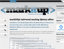 Tablet Screenshot of markitup.jaysalvat.com
